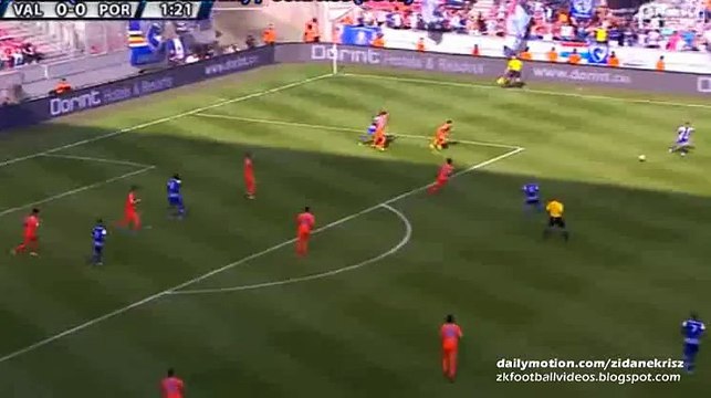 Aboubakar Hits the Crossbar - FC Porto v. Valencia - Colonia Cup 01.08.2015