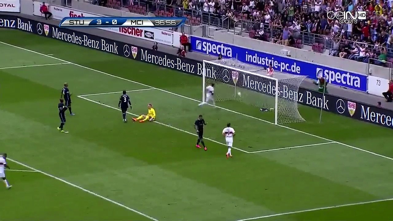 4-0 Daniel Ginczek Second Goal HD | Stuttgart v. Manchester City - Friendly 01.08.2015