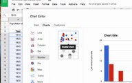 Scatterplots and trendlines in Google Spreadsheets