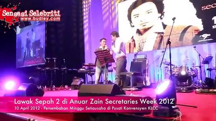 Lawak Sepah di Anuar Zain Secretaries Week 2012