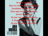 Ana Moura - Desfado - Letra/lyrics