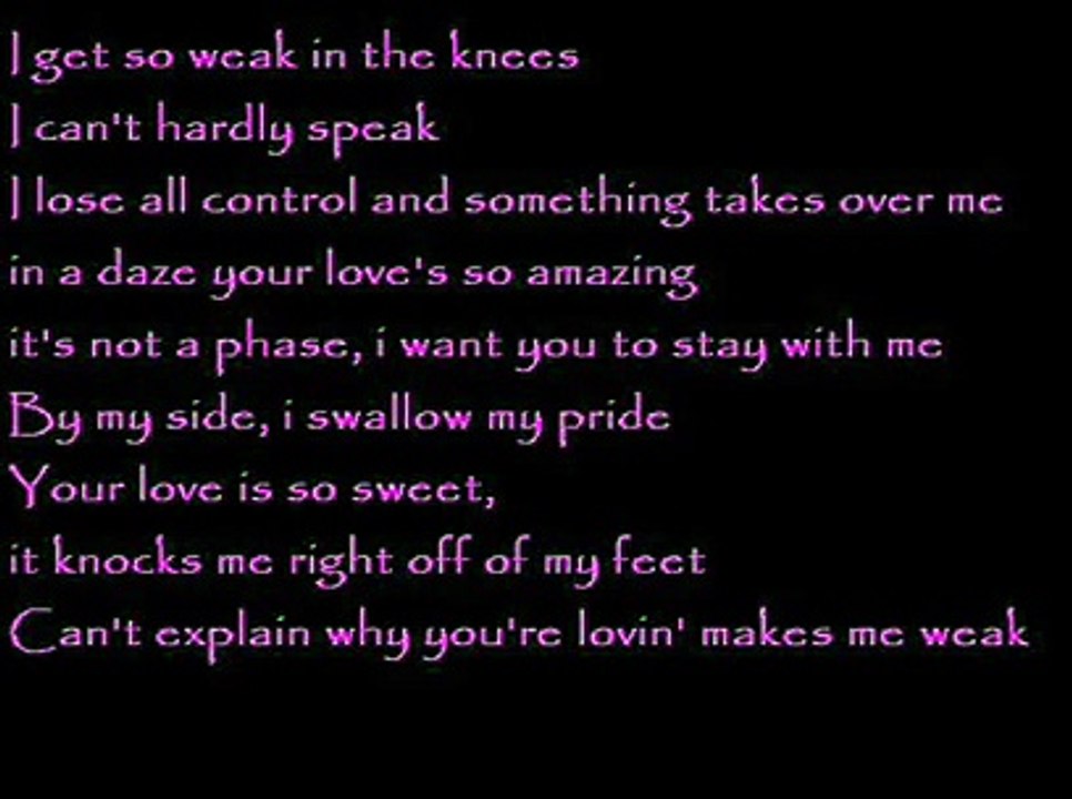 Weak - Jojo