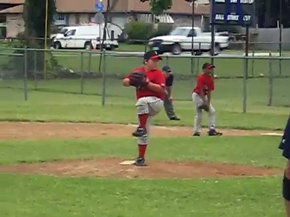 9 year old baseball pitcher