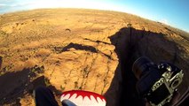 Paramotor Extreme Canyon Run Powered Paragliding!! Grand Adventure SUPER Style!!!