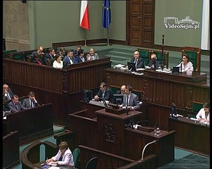 Poseł Janusz Śniadek - Wystąpienie z dnia 24 lipca 2015 roku.