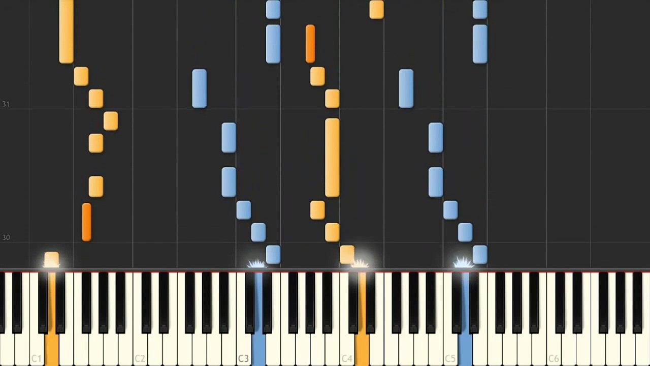 [Piano Four Hands] We Wish You a Merry Christmas [Synthesia tutorial]