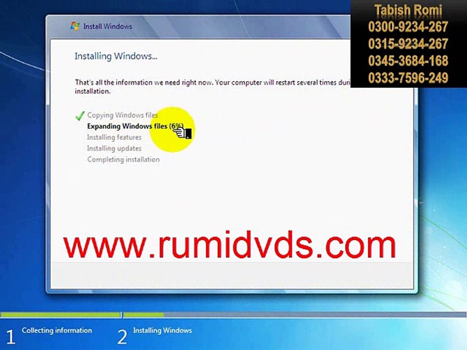 windows 7 Installation urdu step 13