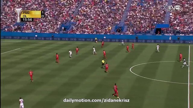 2-0 Edinson Cavani Goal HD | Paris Saint-Germain v. Olympique Lyon - French Supercup 01.08.2015