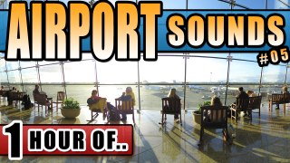 AIRPORT SOUNDS for Sleeping and relaxation. Sleep Sounds and White Noise for 1 hour
