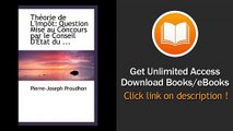 [Download PDF] Thorie de LImpt Question Mise au Concours par le Conseil Dtat du