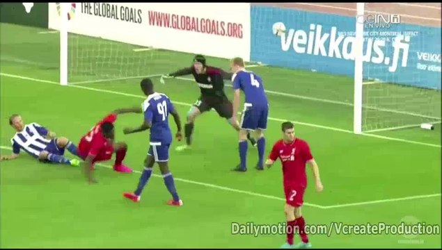 ALL GOALS HJK vs Liverpool Highlights -FRIENDLY 01-08-2015