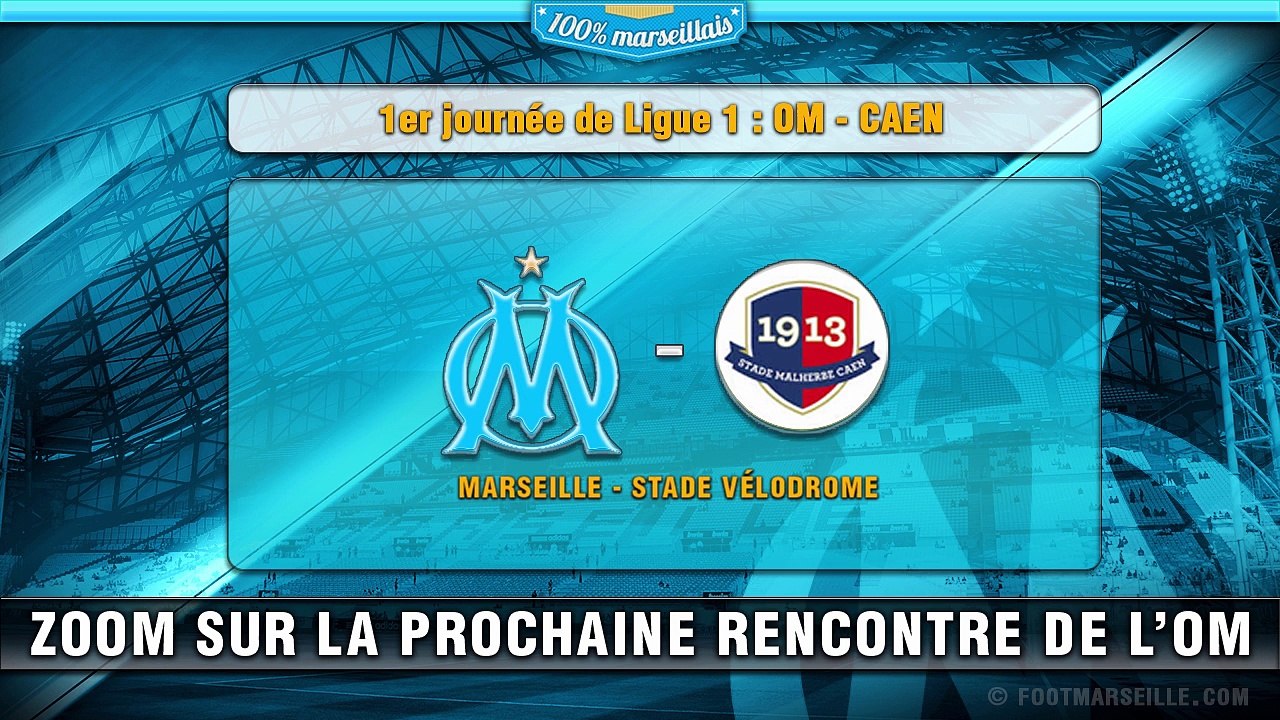 OM-Caen, 1ère journée de L1