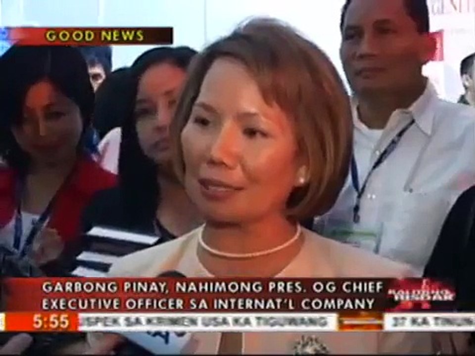 IMELDA ROBERTS IN THE GMA 7 NEWS - CEBU PHILIPPINES