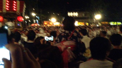 恩智祭り「恩智神社夏季例祭」(八尾市）/ 平成２７年８月１日(土）夜の部 Onji Shrine summer festival ( August 1, 2015) in Yao city of  Osaka, Japan