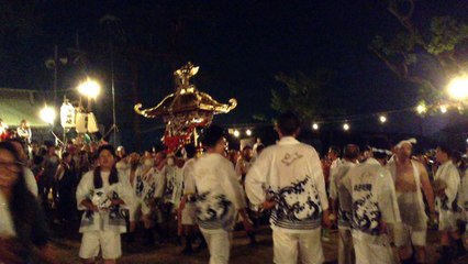 恩智祭り「恩智神社夏季例祭」(八尾市）/ 平成２７年８月１日(土）夜の部 Onji Shrine summer festival ( August 1, 2015) in Yao city of  Osaka, Japan