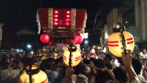 恩智祭り「恩智神社夏季例祭」(八尾市）/ 平成２７年８月１日(土）夜の部 Onji Shrine summer festival ( August 1, 2015) in Yao city of  Osaka, Japan