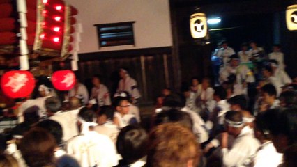 恩智祭り「恩智神社夏季例祭」(八尾市）/ 平成２７年８月１日(土）夜の部 Onji Shrine summer festival ( August 1, 2015) in Yao city of  Osaka, Japan