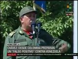Hugo Chàvez denuncia que Colombia prepara Falso positivo contra Venezuela