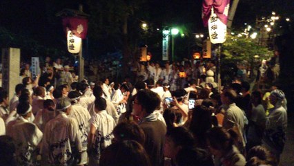 恩智祭り「恩智神社夏季例祭」(八尾市）/ 平成２７年８月１日(土）夜の部 Onji Shrine summer festival ( August 1, 2015) in Yao city of  Osaka, Japan