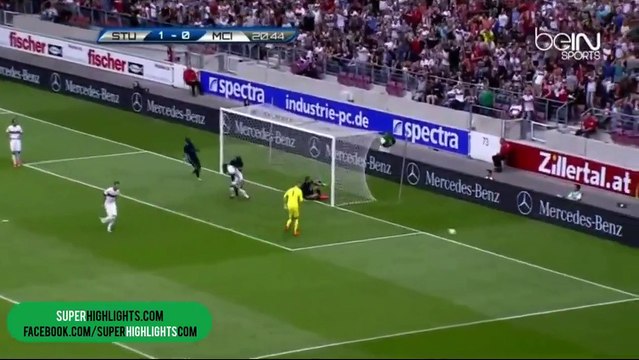 Stuttgart 4 - 1 Manchester City (All Goals and Highlights) 01/08/2015 - Friendly Match