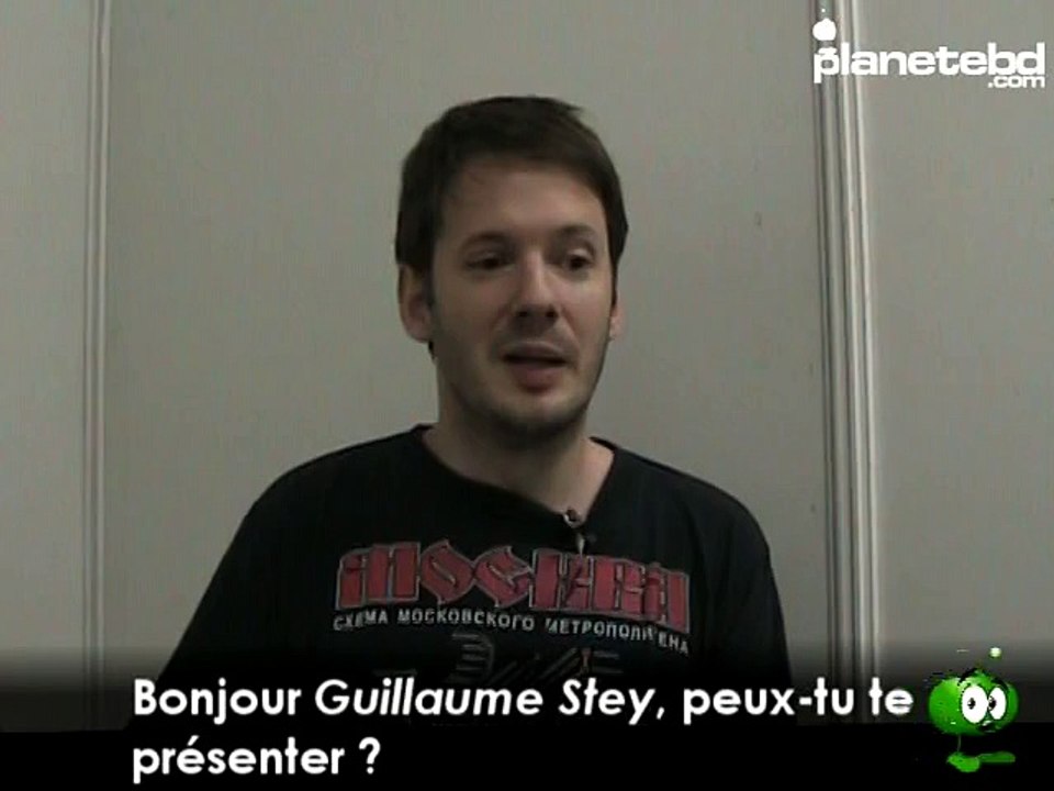 Guillaume Stey en interview sur PlaneteBD.com