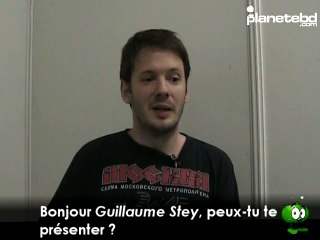 Guillaume Stey en interview sur PlaneteBD.com