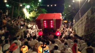 恩智祭り「恩智神社夏季例祭」(八尾市）/ 平成２７年８月１日(土）夜の部 Onji Shrine summer festival ( August 1, 2015) in Yao city of  Osaka, Japan