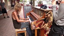 HOMELESS MAN (DONALD GOULD) PLAYS THE PIANO LIKE A BOSS!