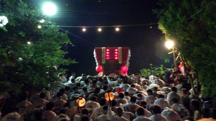 恩智祭り「恩智神社夏季例祭」(八尾市）/ 平成２７年８月１日(土）夜の部 Onji Shrine summer festival ( August 1, 2015) in Yao city of  Osaka, Japan