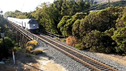 A Day on the Santa Barbara Sub: UP, Amtrak, Bridge Shots, and 457! 10-2-10