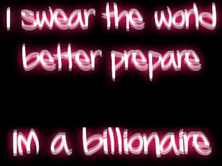 Travis McCoy - I Wanna Be A Billionaire Lyrics