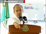 El Presidente en la Inauguración de la Planta de Tratamiento de Aguas Residuales Principal