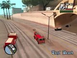 GTA SA: Ladder Truck With Working Ladder+ 1 Fire Truck Mod