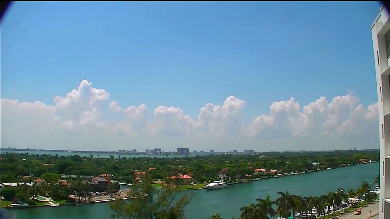 Miami Beach Afternoon Thunderstorm Time Lapse (5-27-12)