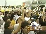BRAVE PROTESTOR IN CUBA DURING POPE'S VISIT