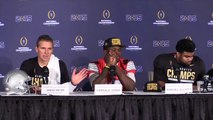 Postgame comments from Urban Meyer after winning the National Championship vs. Oregon