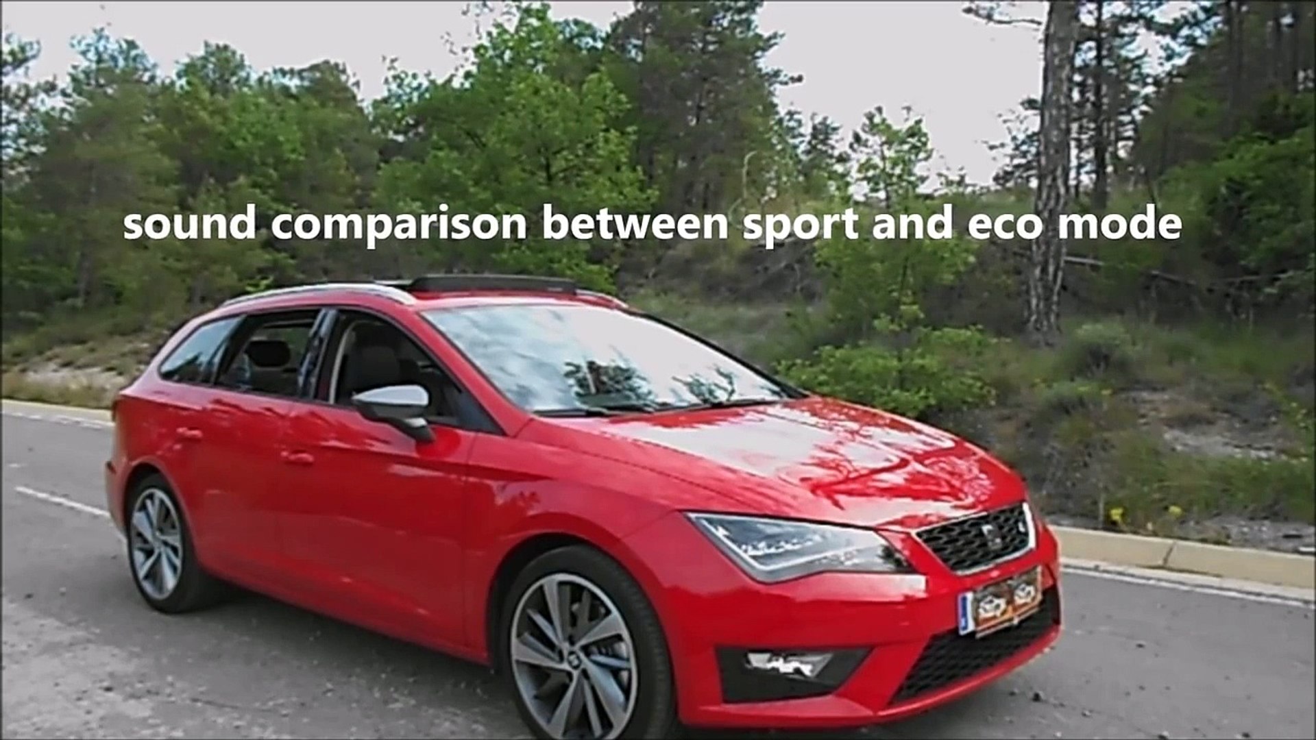 Seat Leon ST FR 1.8 TSI DSG [review of panoramic sunroof and others] -  video Dailymotion