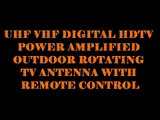 CORNET ET-8DA DIGITAL HDTV AMPLIFIED ROTATING LONG RANGE OUTDOOR TV ANTENNA