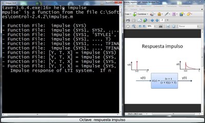 Ingeniería de control con Octave (6): simulación de la respuesta impulso