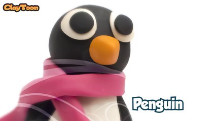 Penguin - Polymer clay tutorial  بطريق - تشكيل صلصال