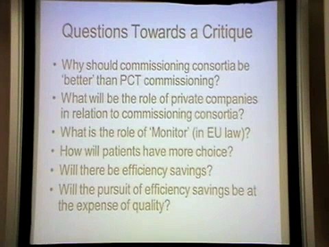 NHS Reforms Health and Social Care Bill 2011 - Keep Our NHS Public (2/4)