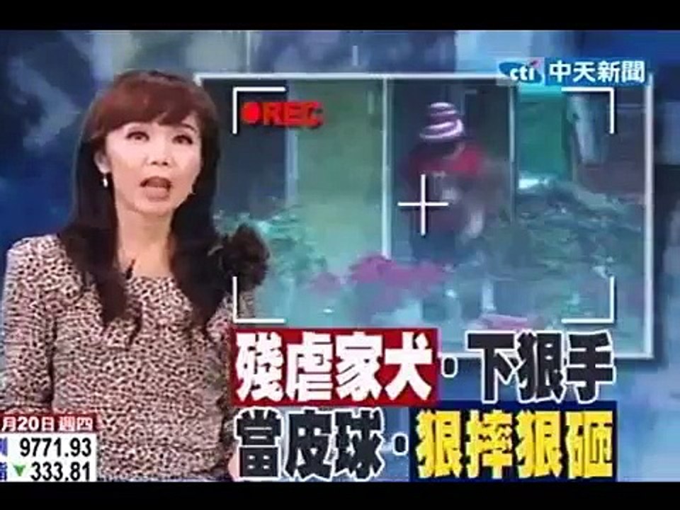 拳打腳踢自家紅貴賓 婦人虐狗全都錄