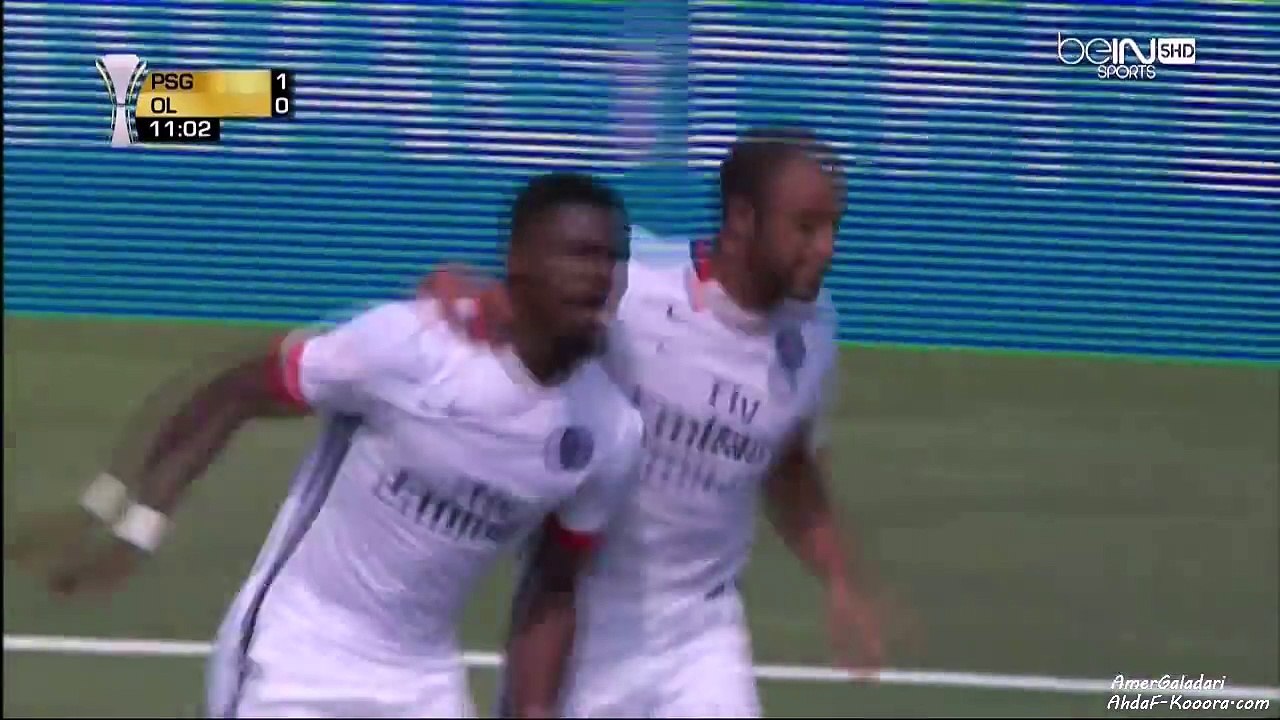 PSG 2-0 Lyon (France Super Cup 2015) (All Goals)_Ahdaf-kooora.com