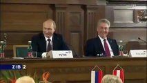 Der russische Präsident Wladimir Putin in Wien ll Humor auf Deutsch
