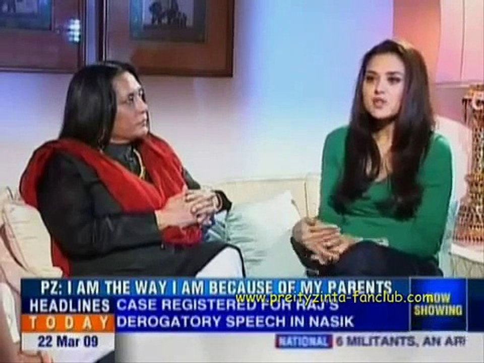 Preity Zinta & Deepa Mehta Startrek interview 2/3