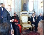 Il Presidente Napolitano con una delegazione dell'Assemblea Speciale del Sinodo per il Medio Oriente