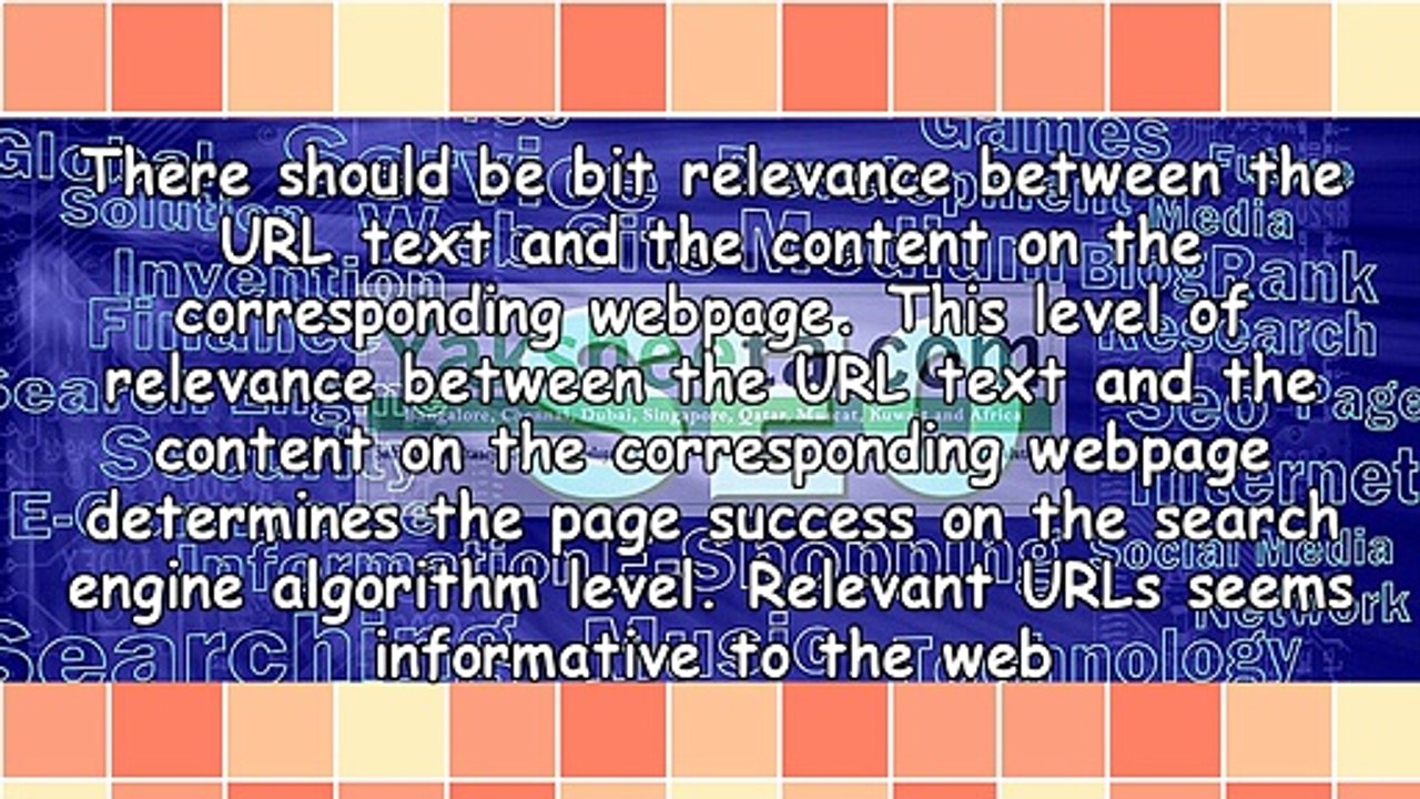 URL is one of the important elements of SEO and affects your Page Rank.