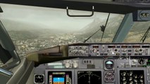 FS2004 - Wet 737-800 Innsbruck landing 【HD】