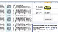 Plantilla de Excel para Cargar 100 pólizas de Egresos a Contpaqi