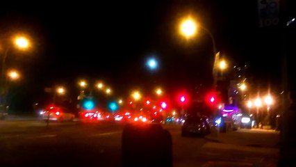 Moon Seen In Southern Sky Over Kew Gardens, Queens